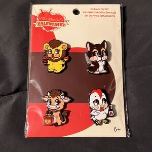 Villainous Valentines Pin Set 4-Pack